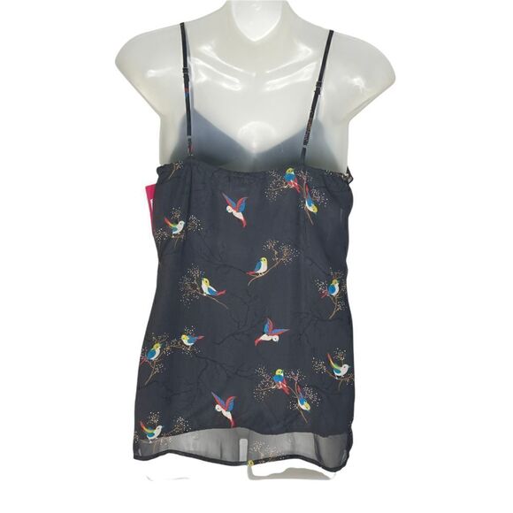 Target Xhilaration Woven Ruffle Canary Tank Small NWT - Picture 3 of 7